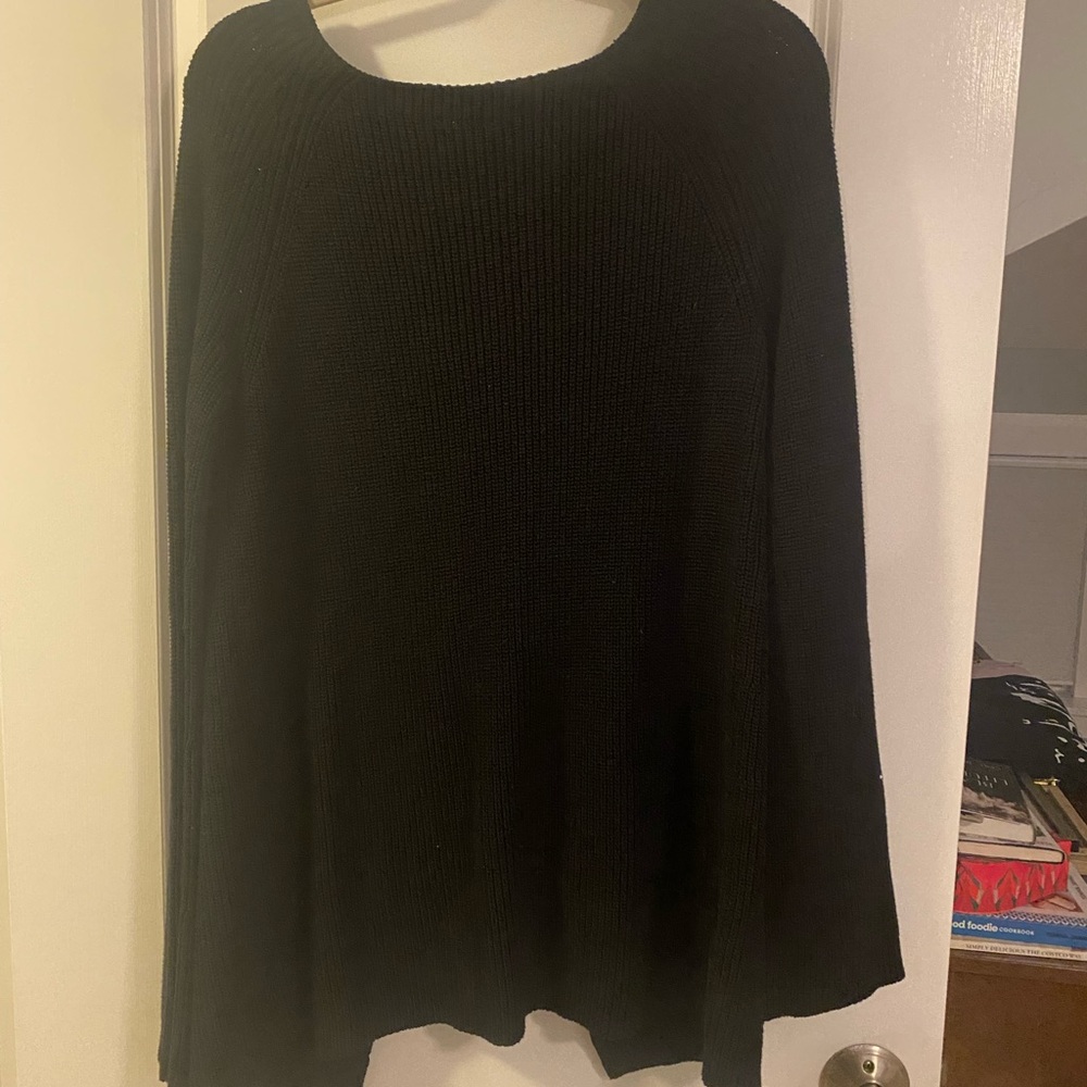 Fate Black Crew Neck Sweater